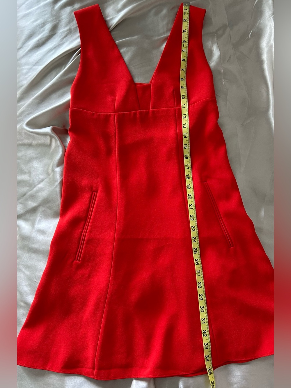 Alexander Wang Bright Red Sleeveless Dress New With Tag - Picture 9 of 13